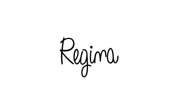 Create a beautiful signature design for name Regina. With this signature (Angelique-Rose-font-FFP) fonts, you can make a handwritten signature for free. Regina signature style 5 images and pictures png