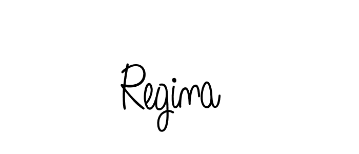 Regina  stylish signature style. Best Handwritten Sign (Angelique-Rose-font-FFP) for my name. Handwritten Signature Collection Ideas for my name Regina . Regina  signature style 5 images and pictures png