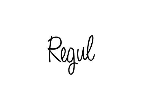 Regul stylish signature style. Best Handwritten Sign (Angelique-Rose-font-FFP) for my name. Handwritten Signature Collection Ideas for my name Regul. Regul signature style 5 images and pictures png