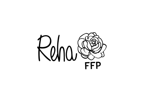 How to Draw Reha6 signature style? Angelique-Rose-font-FFP is a latest design signature styles for name Reha6. Reha6 signature style 5 images and pictures png