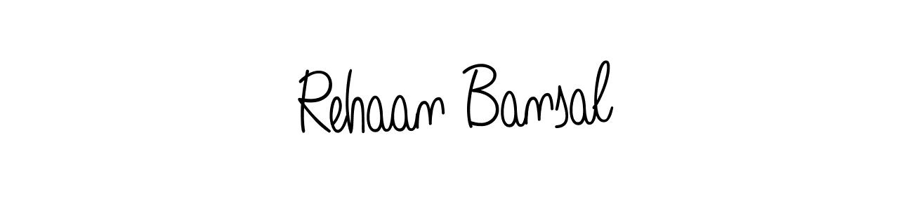 Make a beautiful signature design for name Rehaan Bansal. Use this online signature maker to create a handwritten signature for free. Rehaan Bansal signature style 5 images and pictures png