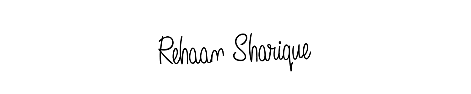 Make a short Rehaan Sharique signature style. Manage your documents anywhere anytime using Angelique-Rose-font-FFP. Create and add eSignatures, submit forms, share and send files easily. Rehaan Sharique signature style 5 images and pictures png