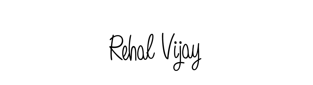 Make a beautiful signature design for name Rehal Vijay. Use this online signature maker to create a handwritten signature for free. Rehal Vijay signature style 5 images and pictures png