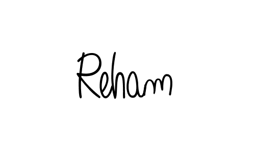 The best way (Angelique-Rose-font-FFP) to make a short signature is to pick only two or three words in your name. The name Reham include a total of six letters. For converting this name. Reham signature style 5 images and pictures png