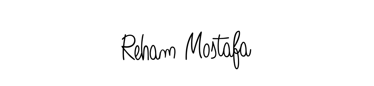 Make a beautiful signature design for name Reham Mostafa. Use this online signature maker to create a handwritten signature for free. Reham Mostafa signature style 5 images and pictures png