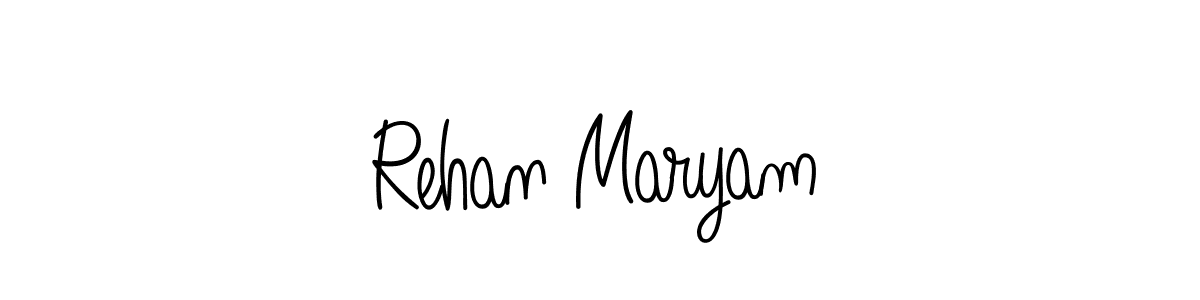 How to Draw Rehan Maryam signature style? Angelique-Rose-font-FFP is a latest design signature styles for name Rehan Maryam. Rehan Maryam signature style 5 images and pictures png