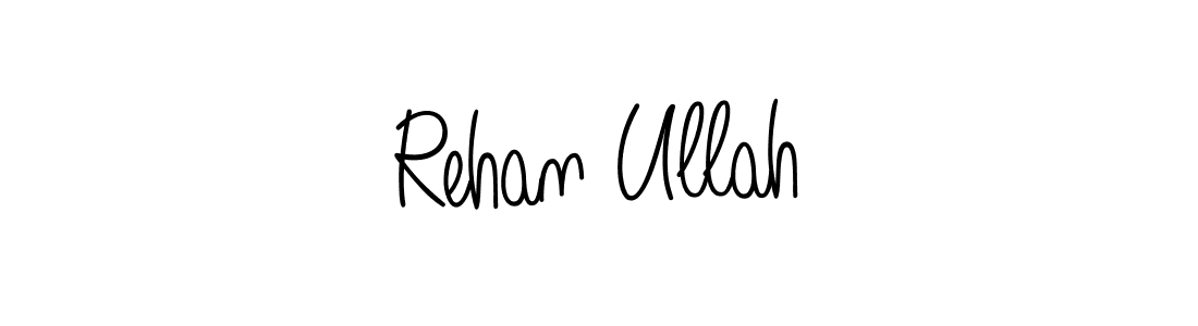 Design your own signature with our free online signature maker. With this signature software, you can create a handwritten (Angelique-Rose-font-FFP) signature for name Rehan Ullah. Rehan Ullah signature style 5 images and pictures png