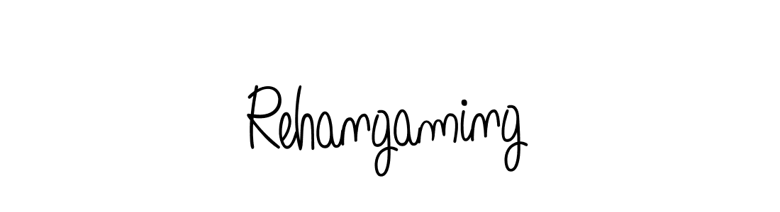 The best way (Angelique-Rose-font-FFP) to make a short signature is to pick only two or three words in your name. The name Rehangaming include a total of six letters. For converting this name. Rehangaming signature style 5 images and pictures png