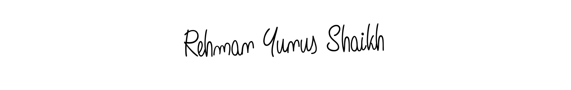 How to Draw Rehman Yunus Shaikh signature style? Angelique-Rose-font-FFP is a latest design signature styles for name Rehman Yunus Shaikh. Rehman Yunus Shaikh signature style 5 images and pictures png
