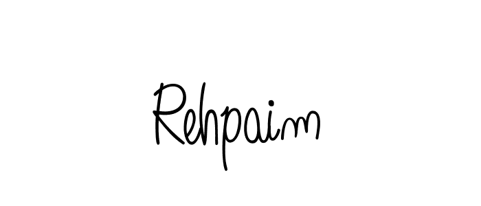 Best and Professional Signature Style for Rehpaim. Angelique-Rose-font-FFP Best Signature Style Collection. Rehpaim signature style 5 images and pictures png