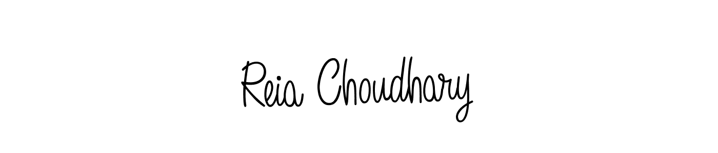 It looks lik you need a new signature style for name Reia Choudhary. Design unique handwritten (Angelique-Rose-font-FFP) signature with our free signature maker in just a few clicks. Reia Choudhary signature style 5 images and pictures png