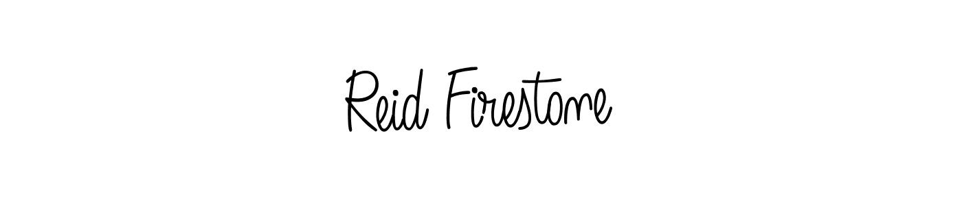 How to make Reid Firestone name signature. Use Angelique-Rose-font-FFP style for creating short signs online. This is the latest handwritten sign. Reid Firestone signature style 5 images and pictures png