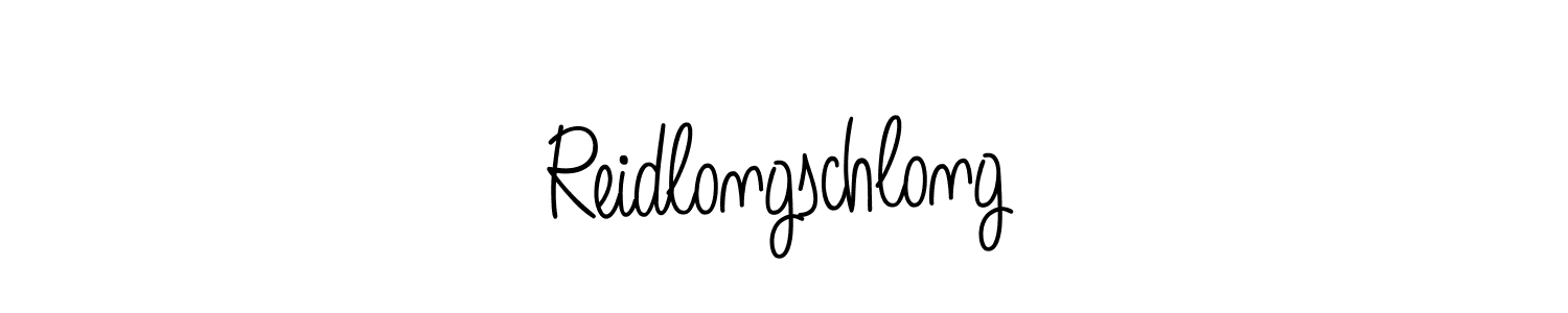 Use a signature maker to create a handwritten signature online. With this signature software, you can design (Angelique-Rose-font-FFP) your own signature for name Reidlongschlong. Reidlongschlong signature style 5 images and pictures png