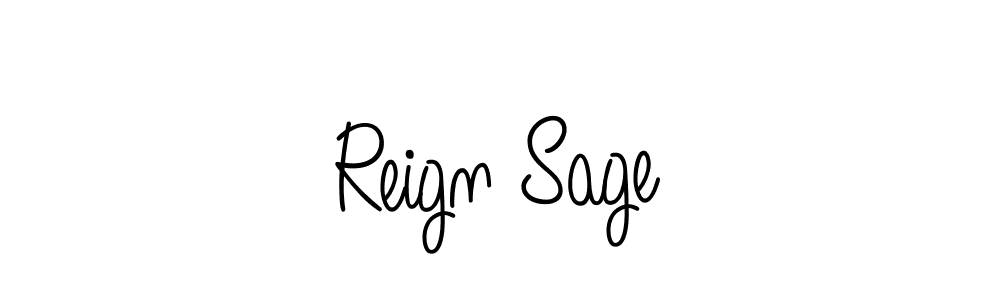 How to make Reign Sage name signature. Use Angelique-Rose-font-FFP style for creating short signs online. This is the latest handwritten sign. Reign Sage signature style 5 images and pictures png