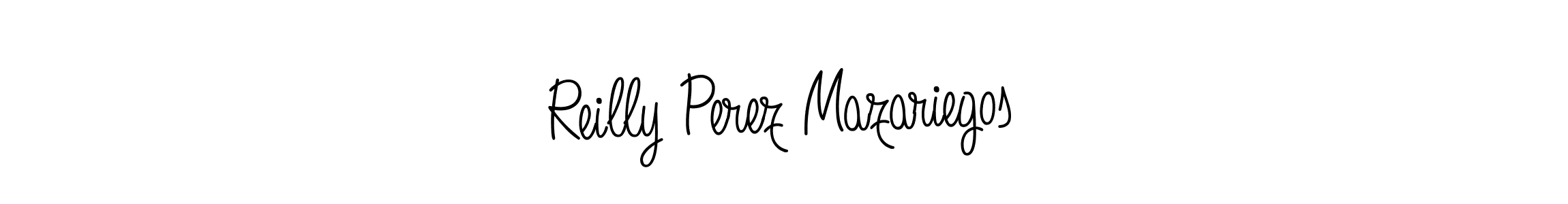 Once you've used our free online signature maker to create your best signature Angelique-Rose-font-FFP style, it's time to enjoy all of the benefits that Reilly Perez Mazariegos name signing documents. Reilly Perez Mazariegos signature style 5 images and pictures png