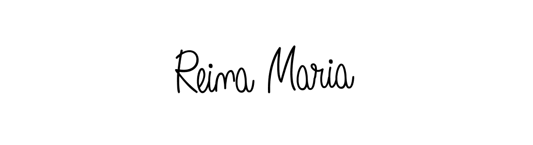 if you are searching for the best signature style for your name Reina Maria. so please give up your signature search. here we have designed multiple signature styles  using Angelique-Rose-font-FFP. Reina Maria signature style 5 images and pictures png