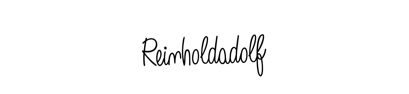 You should practise on your own different ways (Angelique-Rose-font-FFP) to write your name (Reinholdadolf) in signature. don't let someone else do it for you. Reinholdadolf signature style 5 images and pictures png