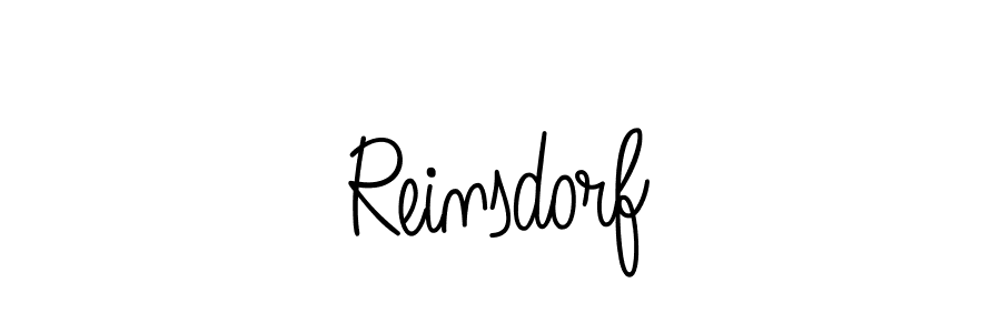 Reinsdorf stylish signature style. Best Handwritten Sign (Angelique-Rose-font-FFP) for my name. Handwritten Signature Collection Ideas for my name Reinsdorf. Reinsdorf signature style 5 images and pictures png