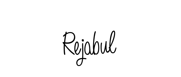 Similarly Angelique-Rose-font-FFP is the best handwritten signature design. Signature creator online .You can use it as an online autograph creator for name Rejabul. Rejabul signature style 5 images and pictures png
