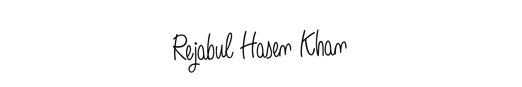 Also we have Rejabul Hasen Khan name is the best signature style. Create professional handwritten signature collection using Angelique-Rose-font-FFP autograph style. Rejabul Hasen Khan signature style 5 images and pictures png