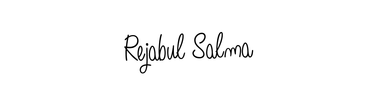 Best and Professional Signature Style for Rejabul Salma. Angelique-Rose-font-FFP Best Signature Style Collection. Rejabul Salma signature style 5 images and pictures png