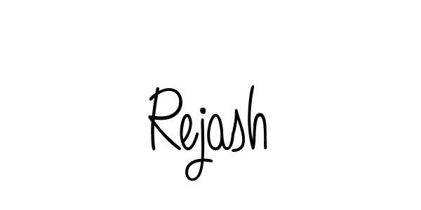 Design your own signature with our free online signature maker. With this signature software, you can create a handwritten (Angelique-Rose-font-FFP) signature for name Rejash. Rejash signature style 5 images and pictures png