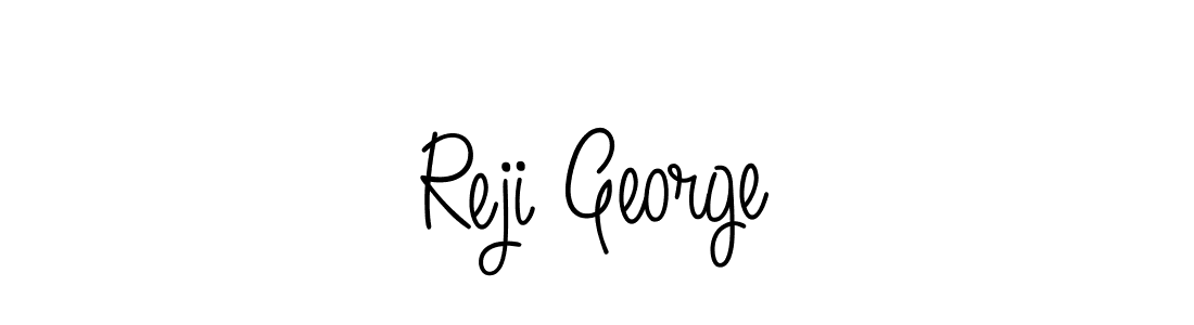 How to make Reji George signature? Angelique-Rose-font-FFP is a professional autograph style. Create handwritten signature for Reji George name. Reji George signature style 5 images and pictures png