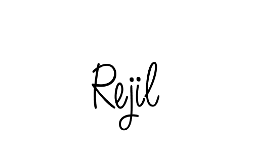 Here are the top 10 professional signature styles for the name Rejil. These are the best autograph styles you can use for your name. Rejil signature style 5 images and pictures png