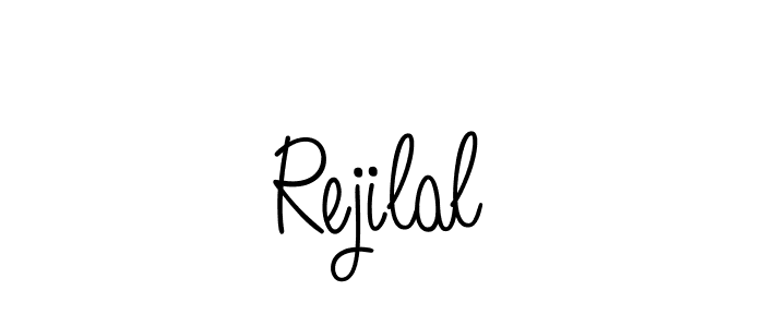 The best way (Angelique-Rose-font-FFP) to make a short signature is to pick only two or three words in your name. The name Rejilal include a total of six letters. For converting this name. Rejilal signature style 5 images and pictures png