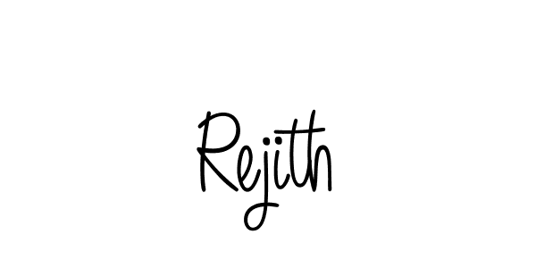 Design your own signature with our free online signature maker. With this signature software, you can create a handwritten (Angelique-Rose-font-FFP) signature for name Rejith. Rejith signature style 5 images and pictures png