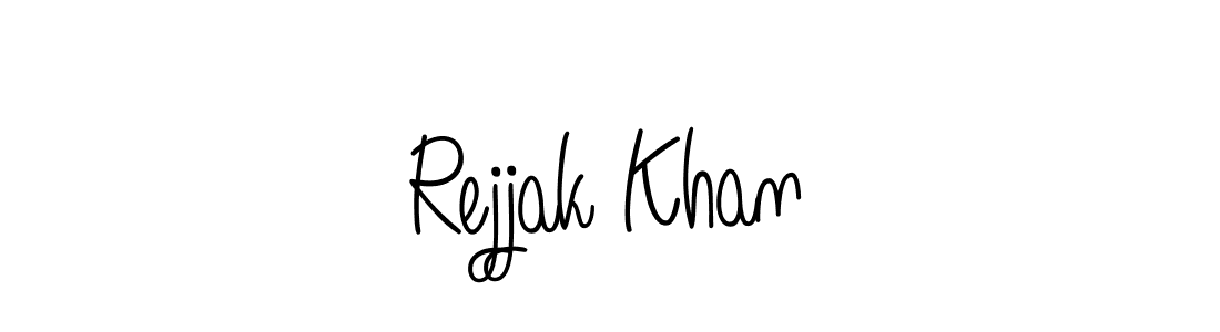 Create a beautiful signature design for name Rejjak Khan. With this signature (Angelique-Rose-font-FFP) fonts, you can make a handwritten signature for free. Rejjak Khan signature style 5 images and pictures png