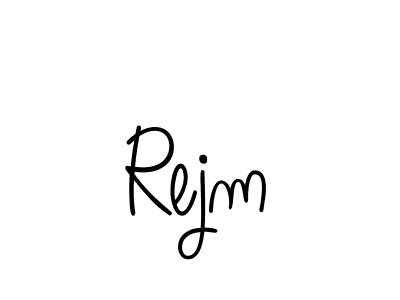 How to make Rejm signature? Angelique-Rose-font-FFP is a professional autograph style. Create handwritten signature for Rejm name. Rejm signature style 5 images and pictures png