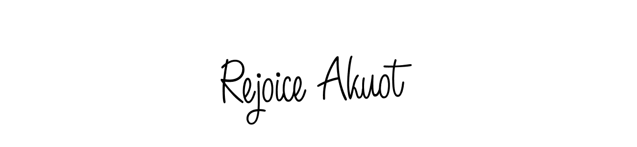 Best and Professional Signature Style for Rejoice Akuot. Angelique-Rose-font-FFP Best Signature Style Collection. Rejoice Akuot signature style 5 images and pictures png