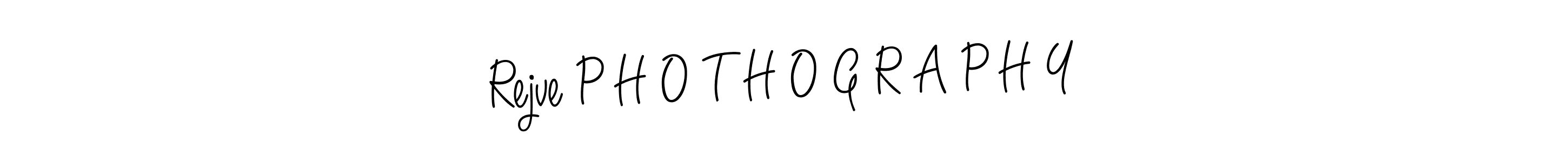 Design your own signature with our free online signature maker. With this signature software, you can create a handwritten (Angelique-Rose-font-FFP) signature for name Rejve P H O T H O G R A P H Y. Rejve P H O T H O G R A P H Y signature style 5 images and pictures png