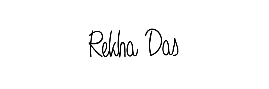 Design your own signature with our free online signature maker. With this signature software, you can create a handwritten (Angelique-Rose-font-FFP) signature for name Rekha Das. Rekha Das signature style 5 images and pictures png