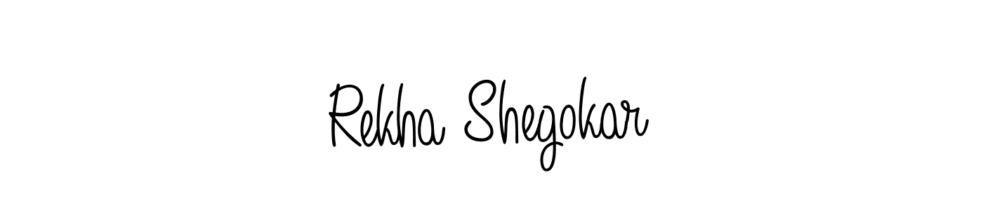 This is the best signature style for the Rekha Shegokar name. Also you like these signature font (Angelique-Rose-font-FFP). Mix name signature. Rekha Shegokar signature style 5 images and pictures png