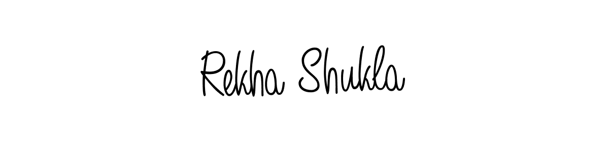 Also we have Rekha Shukla name is the best signature style. Create professional handwritten signature collection using Angelique-Rose-font-FFP autograph style. Rekha Shukla signature style 5 images and pictures png