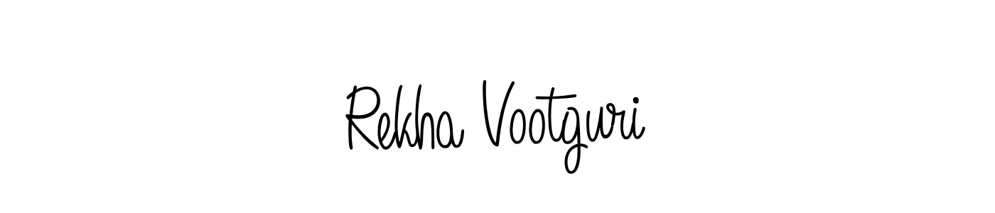 Best and Professional Signature Style for Rekha Vootguri. Angelique-Rose-font-FFP Best Signature Style Collection. Rekha Vootguri signature style 5 images and pictures png