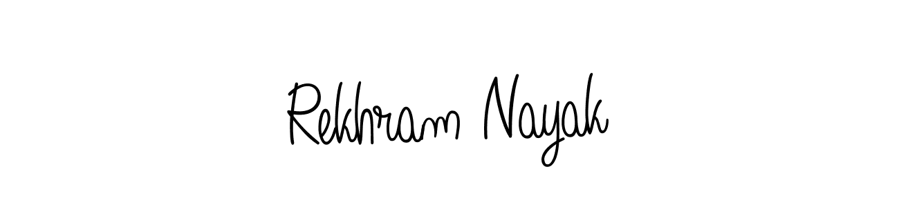 Angelique-Rose-font-FFP is a professional signature style that is perfect for those who want to add a touch of class to their signature. It is also a great choice for those who want to make their signature more unique. Get Rekhram Nayak name to fancy signature for free. Rekhram Nayak signature style 5 images and pictures png