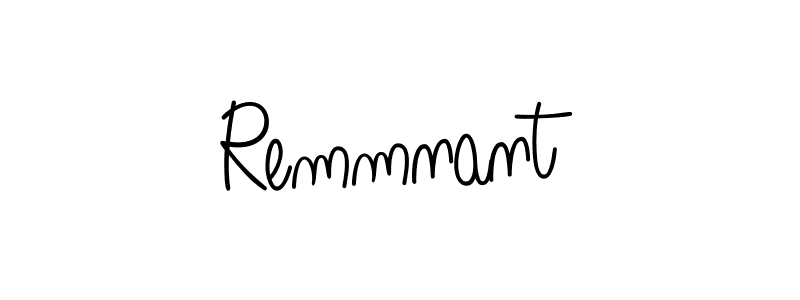 Remmnant stylish signature style. Best Handwritten Sign (Angelique-Rose-font-FFP) for my name. Handwritten Signature Collection Ideas for my name Remmnant. Remmnant signature style 5 images and pictures png