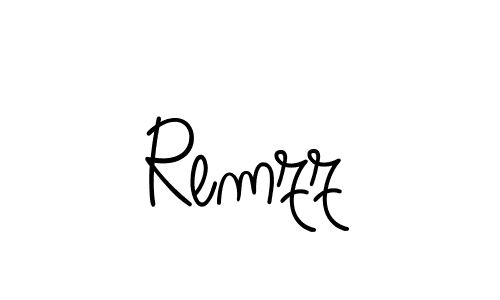 How to make Remzz name signature. Use Angelique-Rose-font-FFP style for creating short signs online. This is the latest handwritten sign. Remzz signature style 5 images and pictures png