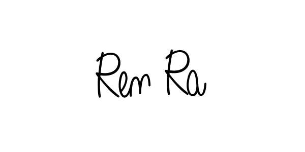 Also we have Ren Ra name is the best signature style. Create professional handwritten signature collection using Angelique-Rose-font-FFP autograph style. Ren Ra signature style 5 images and pictures png