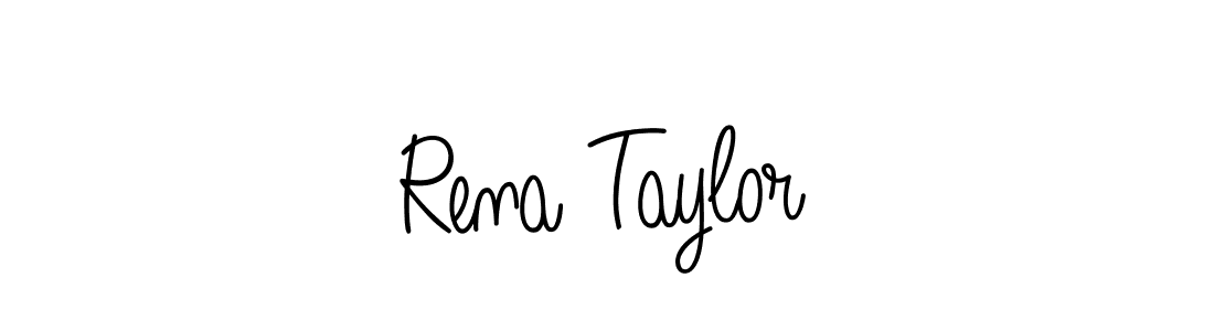 How to make Rena Taylor signature? Angelique-Rose-font-FFP is a professional autograph style. Create handwritten signature for Rena Taylor name. Rena Taylor signature style 5 images and pictures png