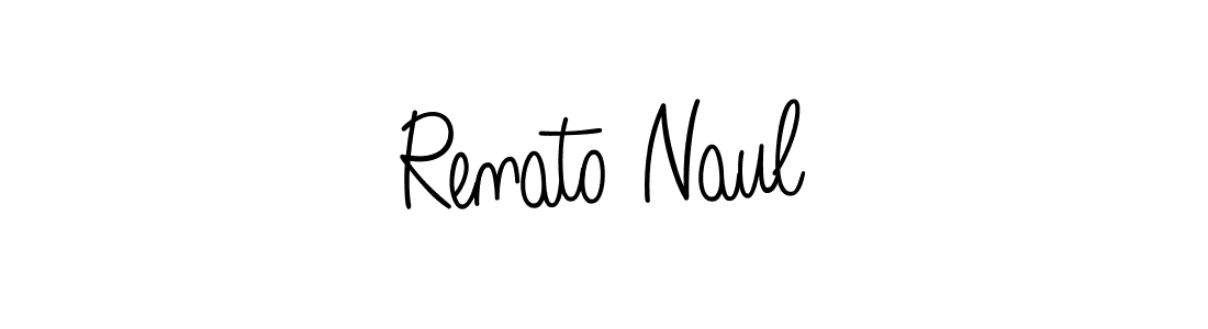 if you are searching for the best signature style for your name Renato Naul. so please give up your signature search. here we have designed multiple signature styles  using Angelique-Rose-font-FFP. Renato Naul signature style 5 images and pictures png