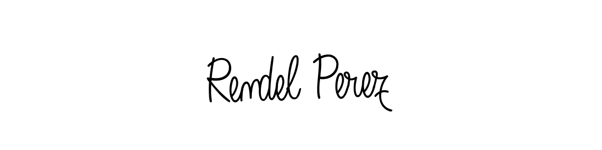 How to make Rendel Perez signature? Angelique-Rose-font-FFP is a professional autograph style. Create handwritten signature for Rendel Perez name. Rendel Perez signature style 5 images and pictures png