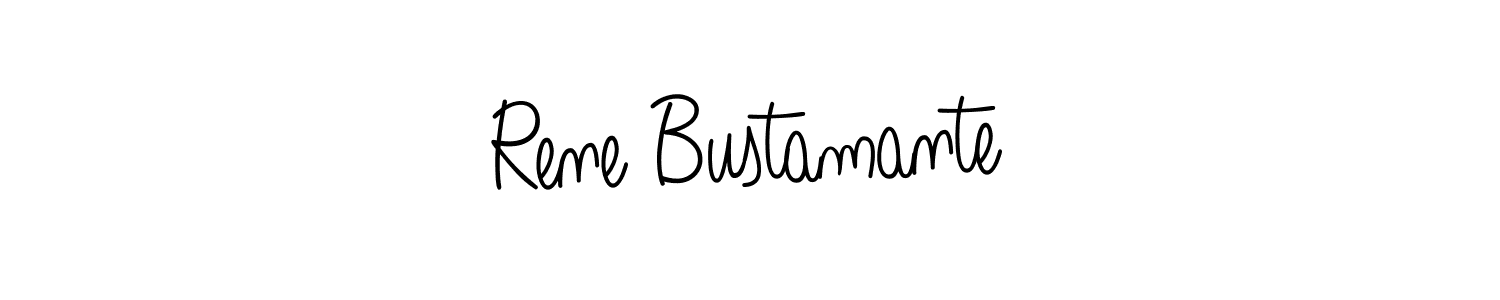 Create a beautiful signature design for name Rene Bustamante. With this signature (Angelique-Rose-font-FFP) fonts, you can make a handwritten signature for free. Rene Bustamante signature style 5 images and pictures png