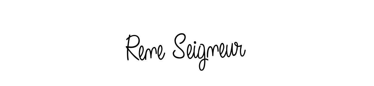 Make a beautiful signature design for name Rene Seigneur. Use this online signature maker to create a handwritten signature for free. Rene Seigneur signature style 5 images and pictures png