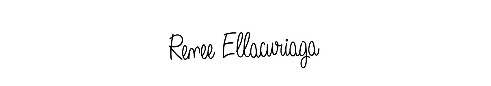 Use a signature maker to create a handwritten signature online. With this signature software, you can design (Angelique-Rose-font-FFP) your own signature for name Renee Ellacuriaga. Renee Ellacuriaga signature style 5 images and pictures png