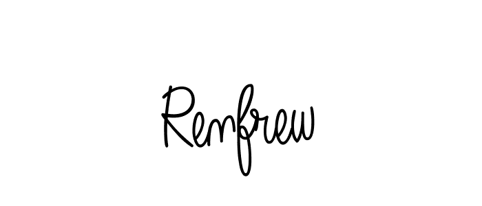 Make a beautiful signature design for name Renfrew. Use this online signature maker to create a handwritten signature for free. Renfrew signature style 5 images and pictures png