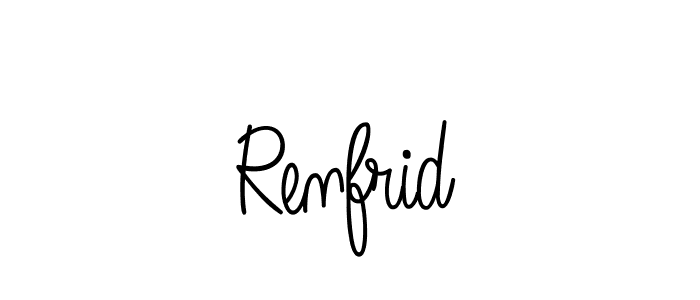 Make a beautiful signature design for name Renfrid. Use this online signature maker to create a handwritten signature for free. Renfrid signature style 5 images and pictures png